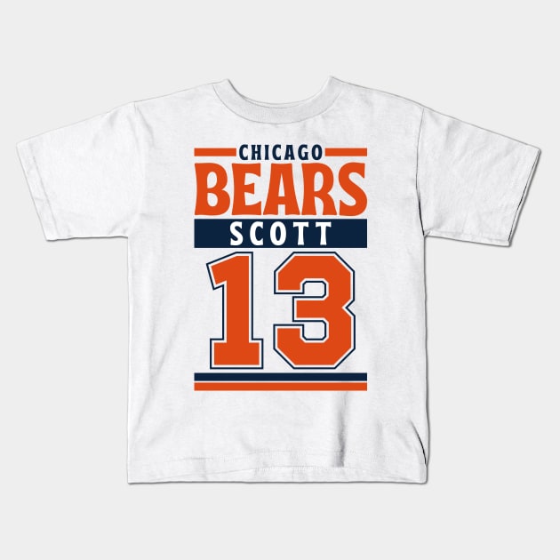 Chicago Bears Scott 13 American Football Edition 3 Kids T-Shirt by Astronaut.co